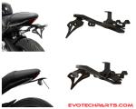 Triumph Trident Kennzeichenhalter 2021 + von Evotech Performance